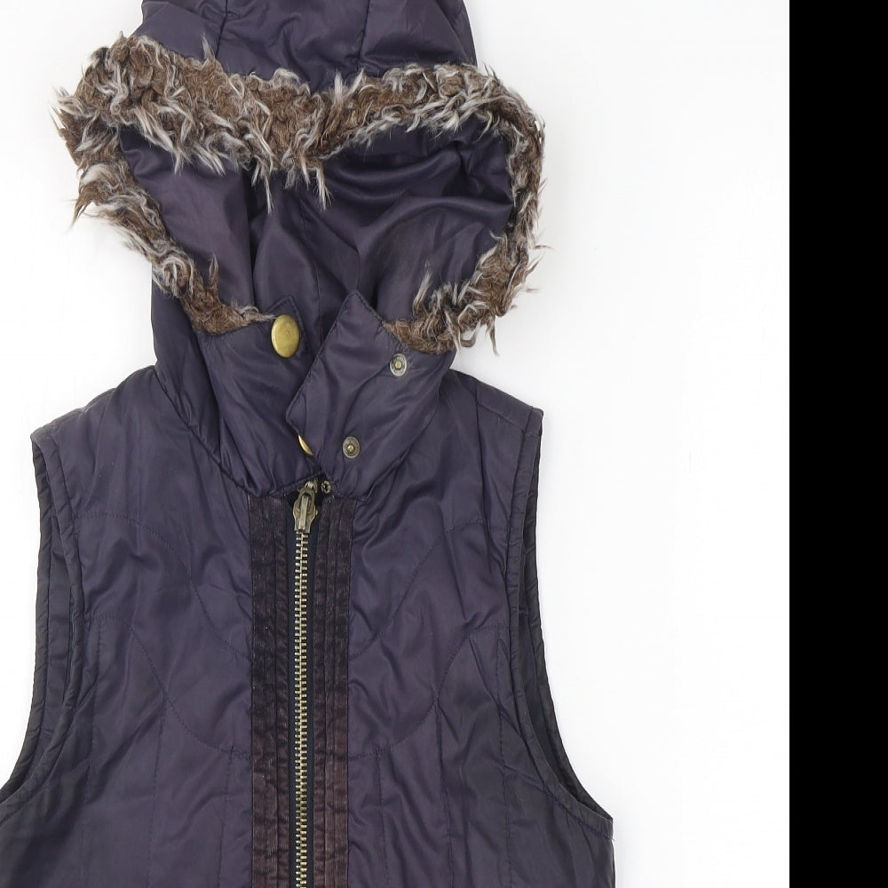Womens UK Size 8 MODO Blue Gilet