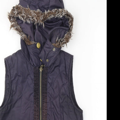 Womens UK Size 8 MODO Blue Gilet