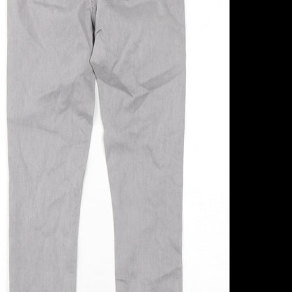 Denim Co Womens Grey  Cotton Skinny Jeans Size 8 L29 in Regular