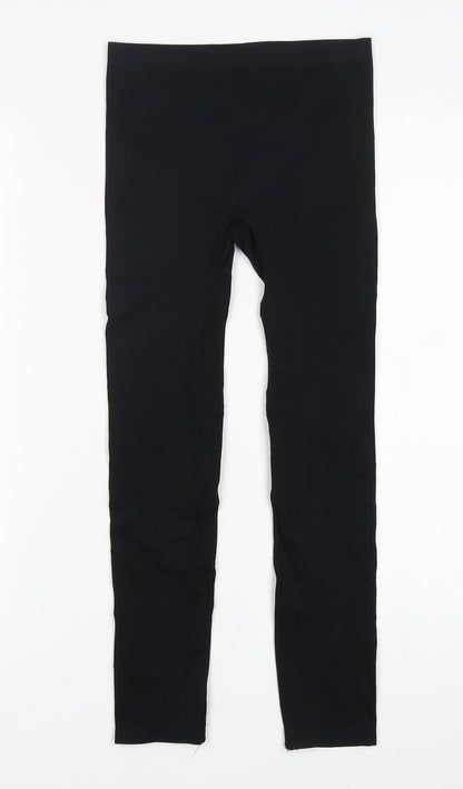 Secret Possesions Womens Black  Polyamide Capri Leggings Size 8 L24 in