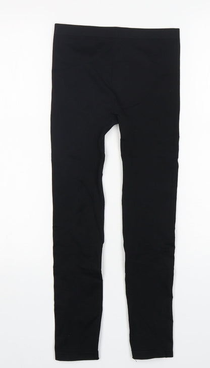 Secret Possesions Womens Black  Polyamide Capri Leggings Size 8 L24 in
