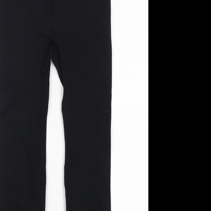 Secret Possesions Womens Black  Polyamide Capri Leggings Size 8 L24 in
