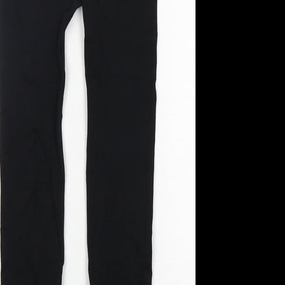 Secret Possesions Womens Black  Polyamide Capri Leggings Size 8 L24 in