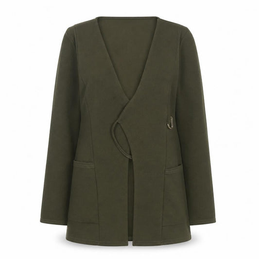 Womens UK Size 10 Boohoo Green Jacket