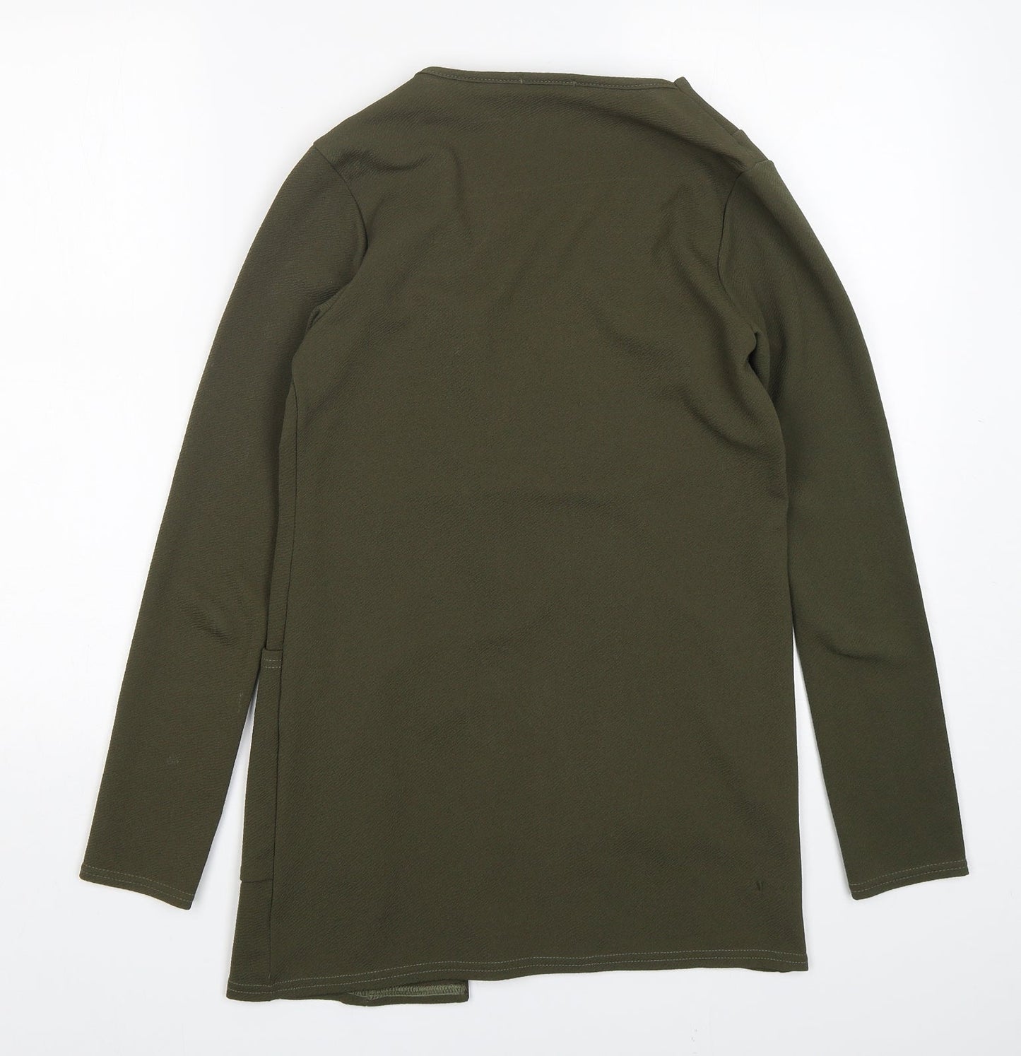 Boohoo Womens Green   Jacket Blazer Size 10  Tie