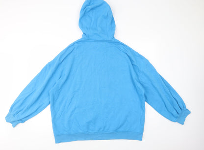 Mens UK Size M H&M Blue Pullover Hoodie