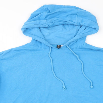 Mens UK Size M H&M Blue Pullover Hoodie