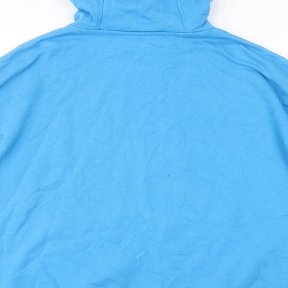Mens UK Size M H&M Blue Pullover Hoodie
