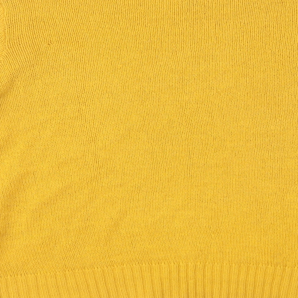 Womens UK Size S H&M Yellow Pullover Jumper