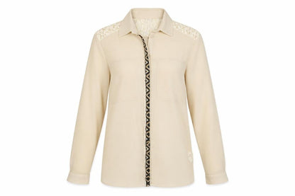 Womens UK Size 8 Boohoo Beige Basic Button-Up