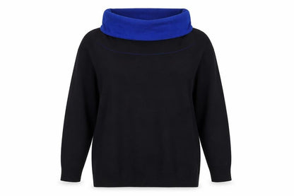 Womens UK Size 14 M&Co Blue Jersey Blouse