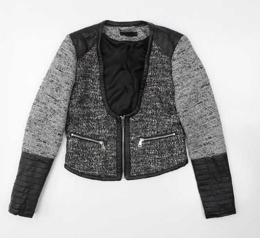 Womens UK Size 4 H&M Black Jacket
