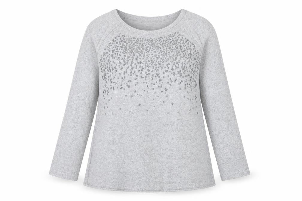 Womens UK Size 14 Marks and Spencer Grey Pullover Jumper