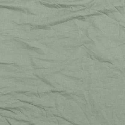 Womens UK Size L Miss Selfridge Green Cropped Polo