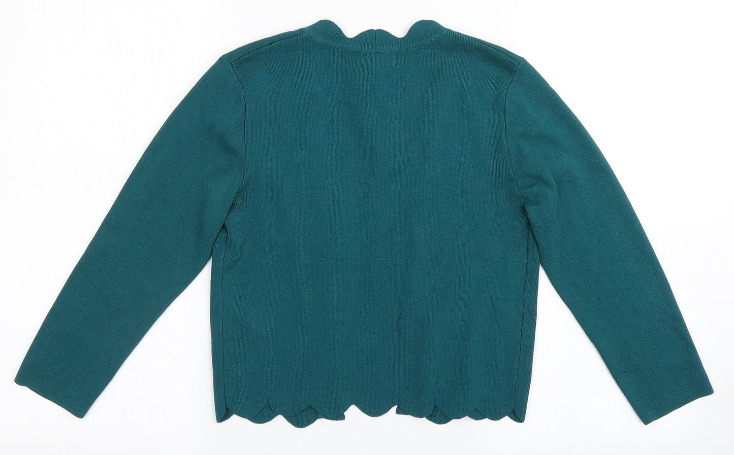 Womens UK Size S Soon Green Shrug Jumper