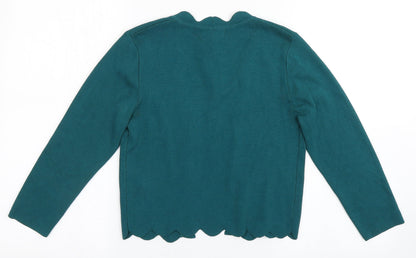 Womens UK Size S Soon Green Shrug Jumper