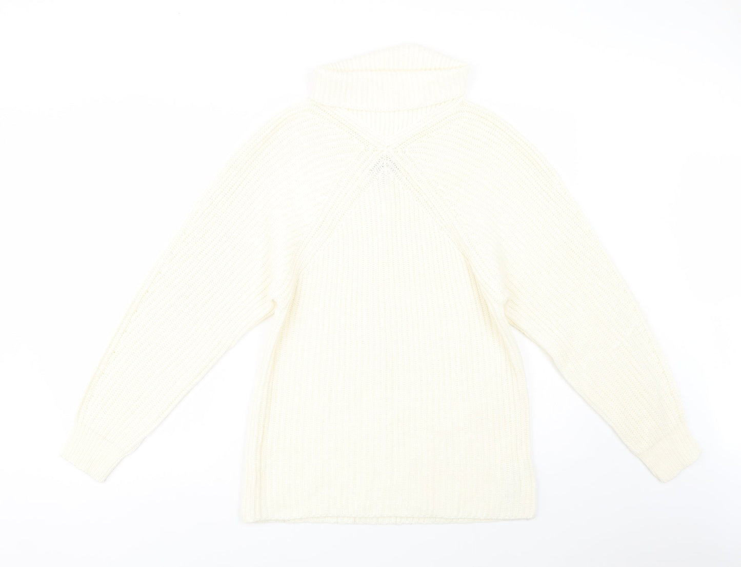 Womens UK Size 6 Topshop Ivory Pullover Jumper