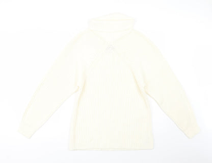 Womens UK Size 6 Topshop Ivory Pullover Jumper