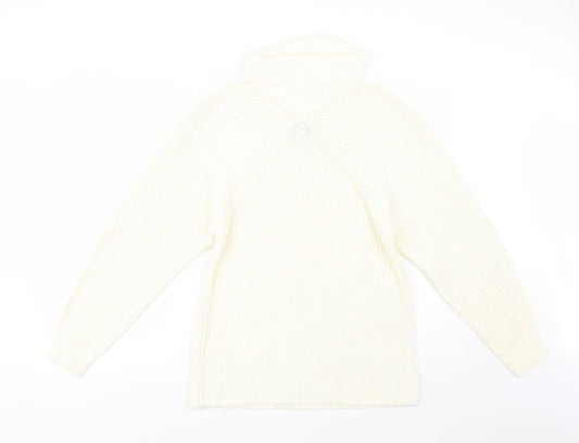 Womens UK Size 6 Topshop Ivory Pullover Jumper