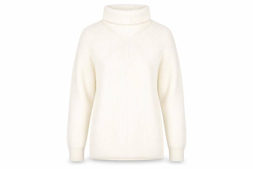 Womens UK Size 6 Topshop Ivory Pullover Jumper