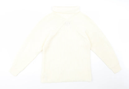 Womens UK Size 6 Topshop Ivory Pullover Jumper