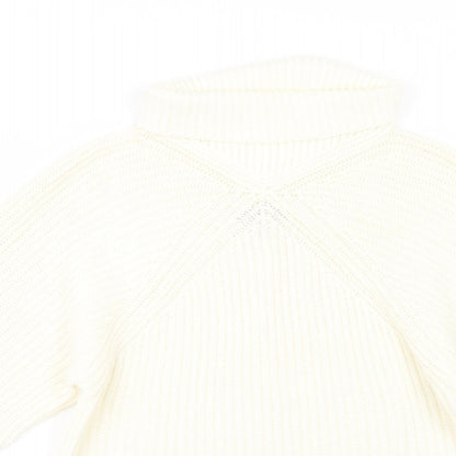 Womens UK Size 6 Topshop Ivory Pullover Jumper