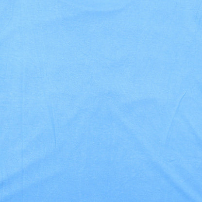 Womens UK Size L Mudflower Blue Basic T-Shirt