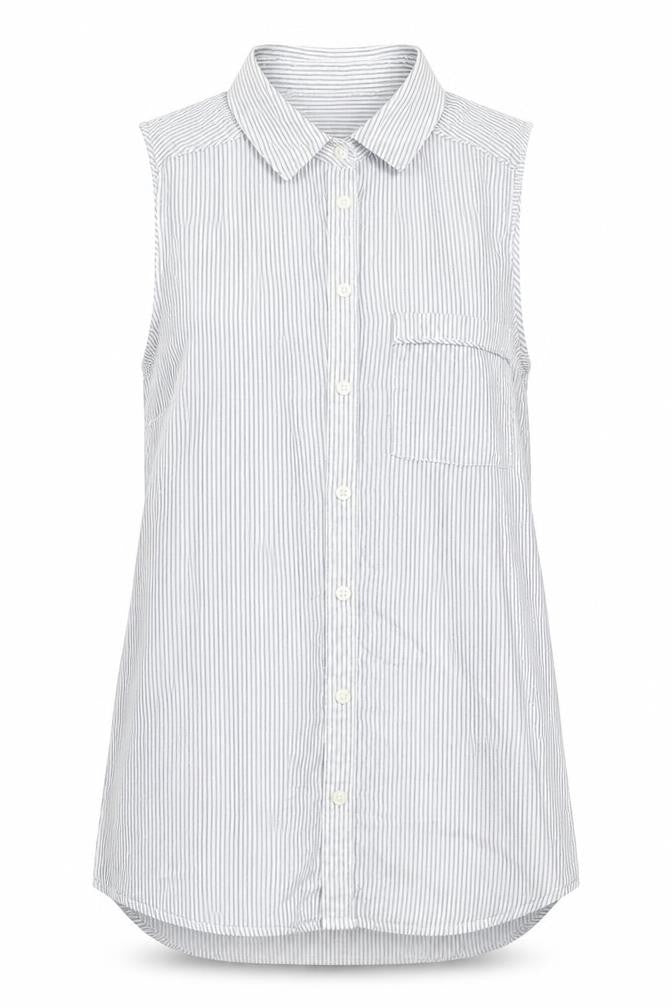 Womens UK Size 8 New Look Blue Basic Button-Up