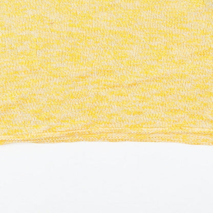 Womens UK Size M H&M Yellow Pullover Jumper
