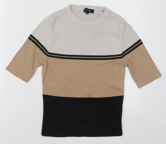 Womens UK Size 10 New Look Beige Pullover Jumper