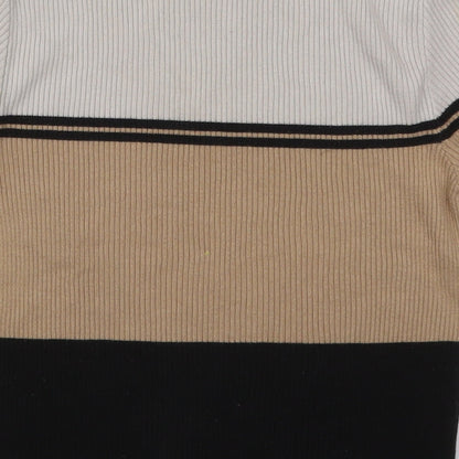 Womens UK Size 10 New Look Beige Pullover Jumper