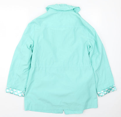 First Avenue Womens Green   Jacket Coat Size M  Zip