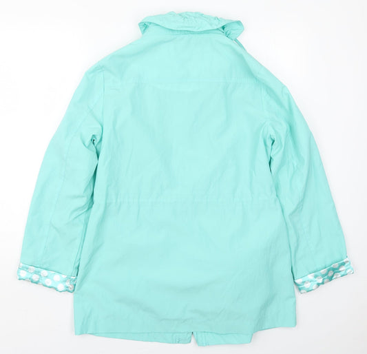 First Avenue Womens Green   Jacket Coat Size M  Zip