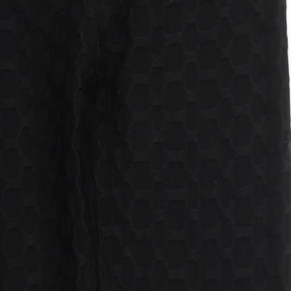 Vahia Womens Black  Polyester Carrot Leggings Size M L26 in