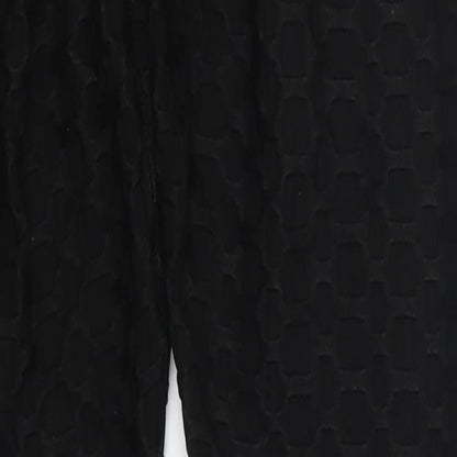 Vahia Womens Black  Polyester Carrot Leggings Size M L26 in