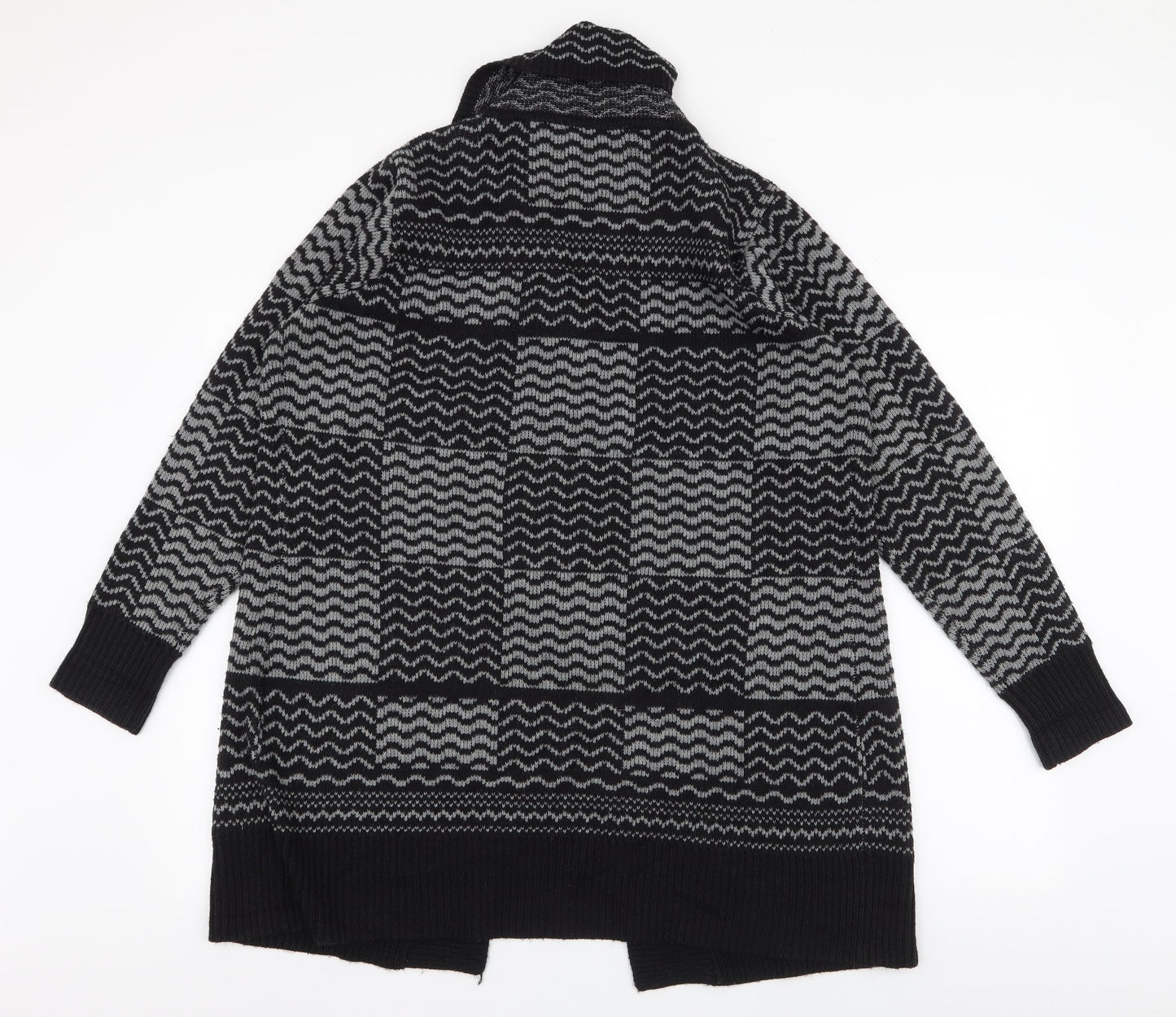 Womens UK Size M BM Collection Black Cardigan Jumper