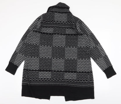 Womens UK Size M BM Collection Black Cardigan Jumper