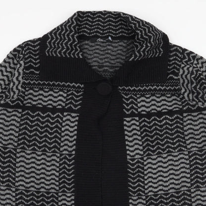 Womens UK Size M BM Collection Black Cardigan Jumper