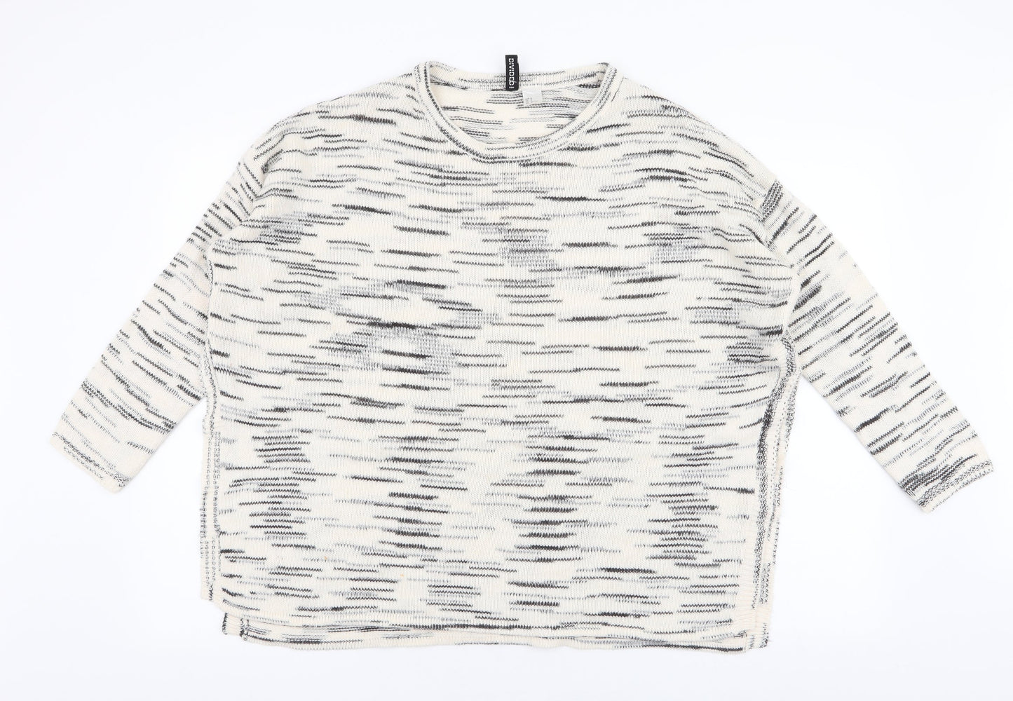 Womens UK Size M H&M Ivory Pullover Jumper