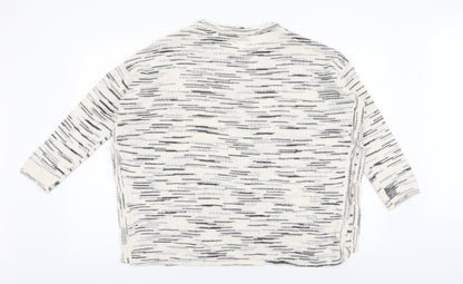 Womens UK Size M H&M Ivory Pullover Jumper