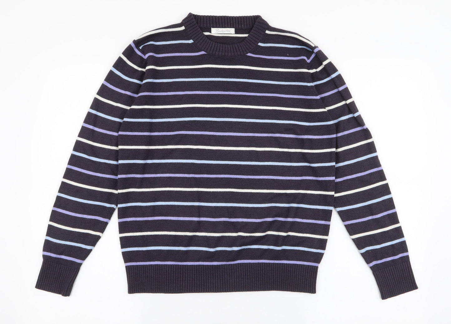 Womens UK Size 10 Berkertex Blue Pullover Jumper