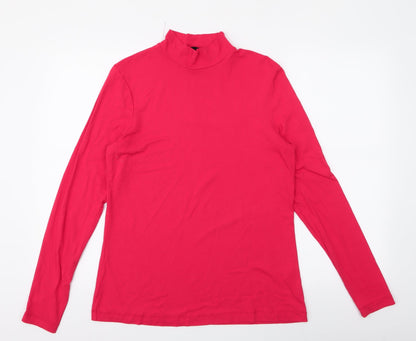 Womens UK Size M Dunnes Stores Red Jersey T-Shirt