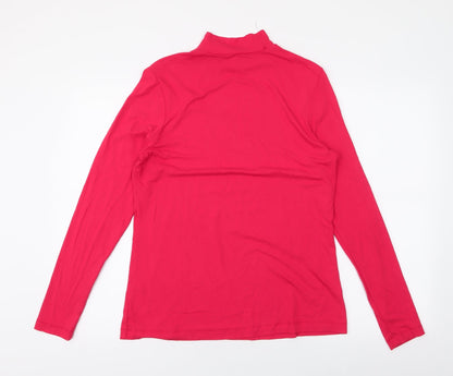 Womens UK Size M Dunnes Stores Red Jersey T-Shirt