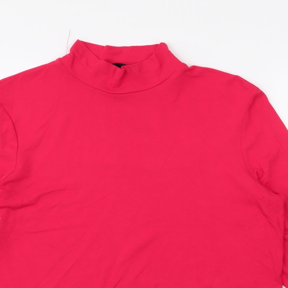 Womens UK Size M Dunnes Stores Red Jersey T-Shirt