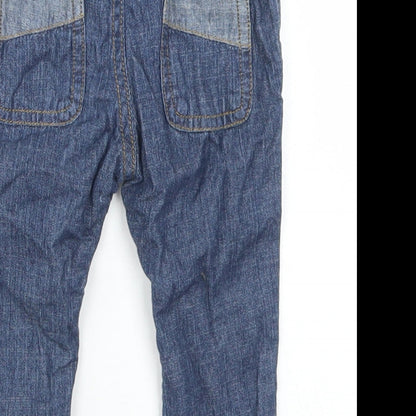 George Boys Blue  Cotton Capri Jeans Size 6-9 Months