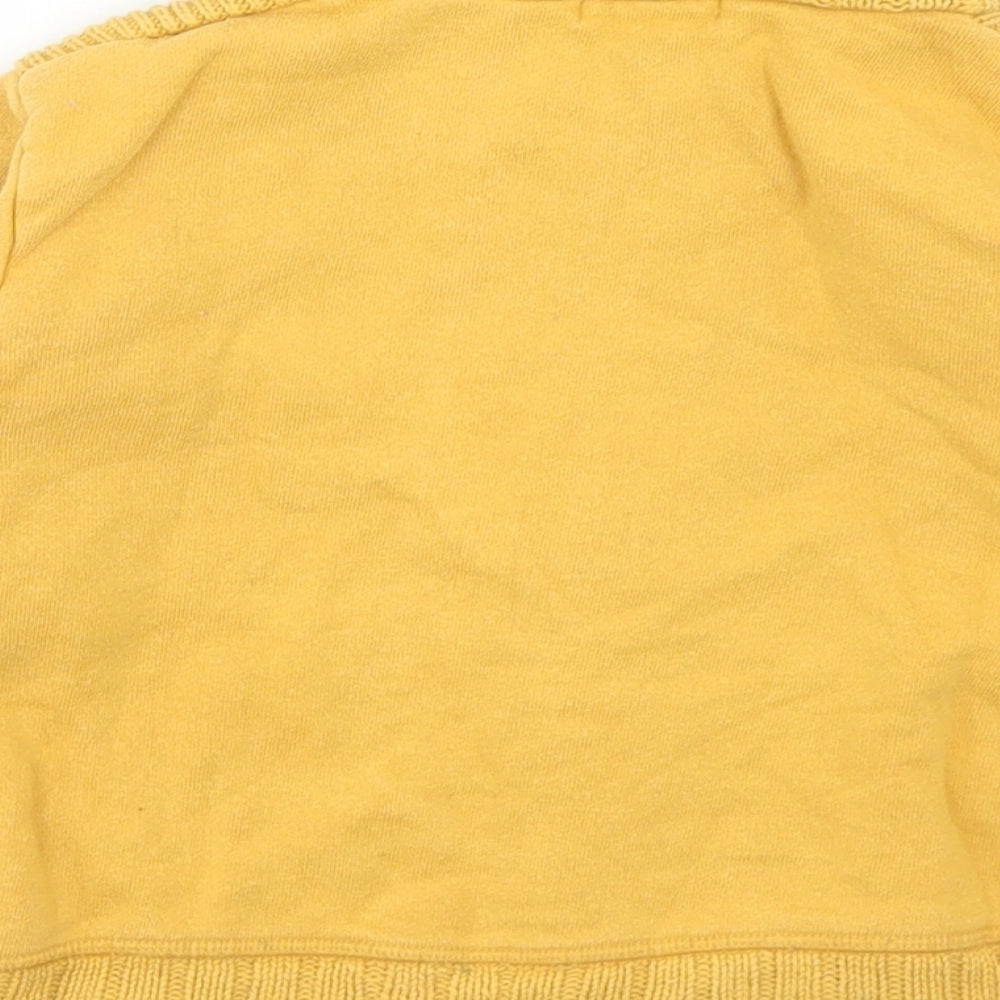 Vertbaudet Boys Yellow   Jacket Coatigan Size 4 Years  Zip