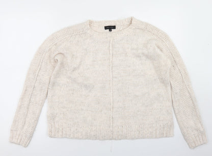 Womens UK Size 10 New Look Beige Pullover Jumper