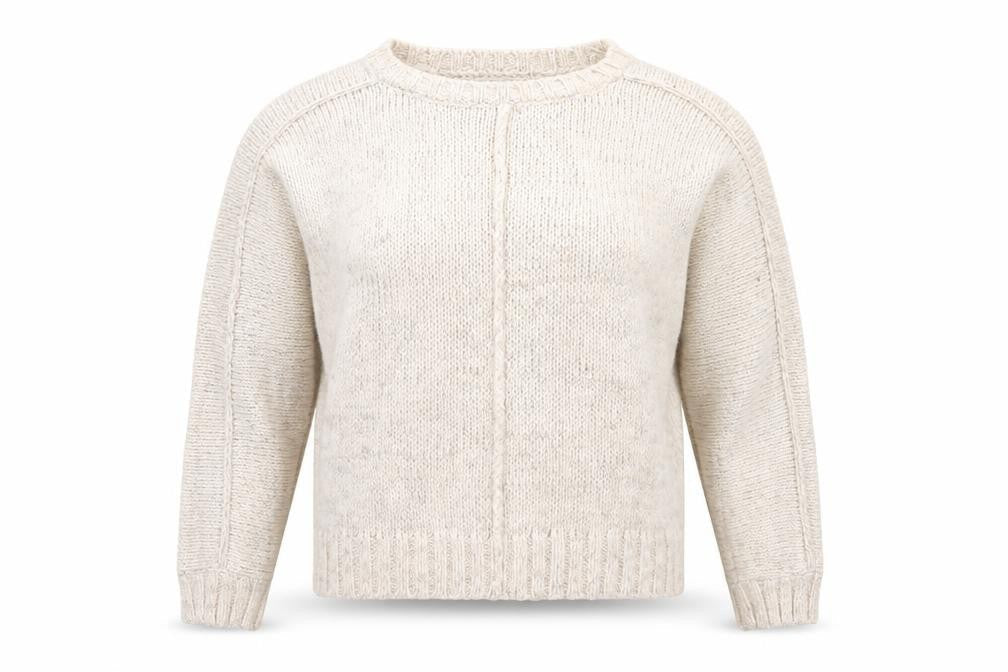 Womens UK Size 10 New Look Beige Pullover Jumper