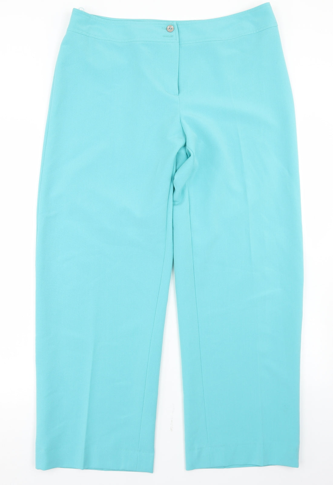 Womens UK Size 14 Gerard Regular Fit Dress Pants Blue Trousers