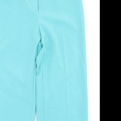 Womens UK Size 14 Gerard Regular Fit Dress Pants Blue Trousers
